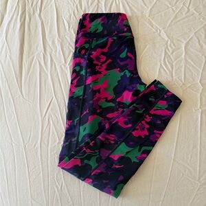 Constantly Varied Gear Women's Camo Leggings - Pink, Green, Purple - Full Length